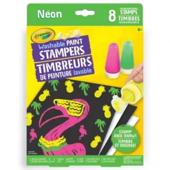 Crayola Neon Paint Stampers - Little Painter Art | Exploring the Endless Possibilities of Art| Hot