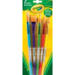 Crayola Paint Brushes 5pk Assorted - Little Painter Art | Exploring the Endless Possibilities of Art| Brush