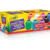 Crayola Washable Paint Set 10pk - Little Painter Art | Exploring the Endless Possibilities of Art| Brush