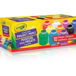 Crayola Washable Paint Set 10pk - Little Painter Art | Exploring the Endless Possibilities of Art| Brush