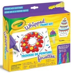 Crayola Whipped Paint Kit - Little Painter Art | Exploring the Endless Possibilities of Art| Brush