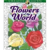 Creative Haven Colouring Book - Flowers of the World - Little Painter Art | Exploring the Endless Possibilities of Art| Hot