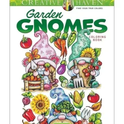 Creative Haven Colouring Book - Garden Gnomes - Little Painter Art | Exploring the Endless Possibilities of Art| Hot