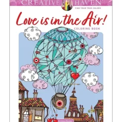 Creative Haven Colouring Book - Love Is In the Air! - Little Painter Art | Exploring the Endless Possibilities of Art| Hot
