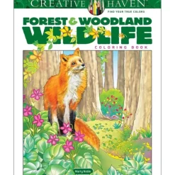 Creative Haven Colouring Book - Forest & Woodland - Little Painter Art | Exploring the Endless Possibilities of Art| Hot