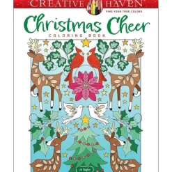Creative Haven Colouring Book - Christmas Cheer - Little Painter Art | Exploring the Endless Possibilities of Art| Hot