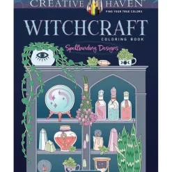 Creative Haven Colouring Book - Witchcraft - Little Painter Art | Exploring the Endless Possibilities of Art| Hot