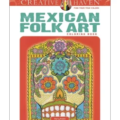 Creative Haven Colouring Book - Mexican Folk Art - Little Painter Art | Exploring the Endless Possibilities of Art| Hot