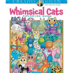 Creative Haven Colouring Book - Whimsical Cats - Little Painter Art | Exploring the Endless Possibilities of Art| Shop All
