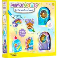 Creativity for Kids Bubble Gems Backpack Keychains - Little Painter Art | Exploring the Endless Possibilities of Art| Hot