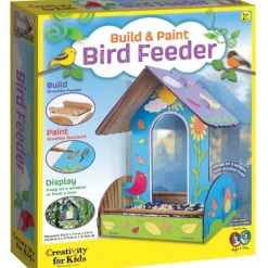 Creativity for Kids Build & Paint Bird Feeder - Little Painter Art | Exploring the Endless Possibilities of Art| Brush