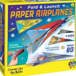 Creativity for Kids Fold & Launch Paper Airplanes - Little Painter Art | Exploring the Endless Possibilities of Art| Hot