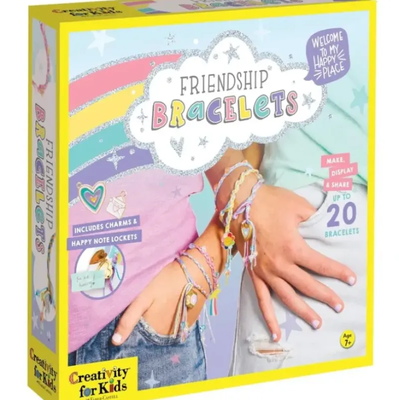 Creativity for Kids Friendship Bracelets Kit - Little Painter Art | Exploring the Endless Possibilities of Art| Hot