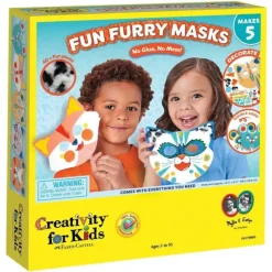 Creativity for Kids Fun Furry Mask Kit Ages 5+ - Little Painter Art | Exploring the Endless Possibilities of Art| Hot