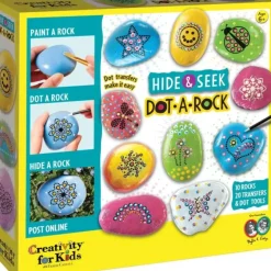 Creativity for Kids Hide & Seek Dot-a-Rock Painting Kit - Little Painter Art | Exploring the Endless Possibilities of Art| Hot