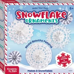 Creativity for Kids Make Your Own Snowflake Ornaments - Little Painter Art | Exploring the Endless Possibilities of Art| Hot