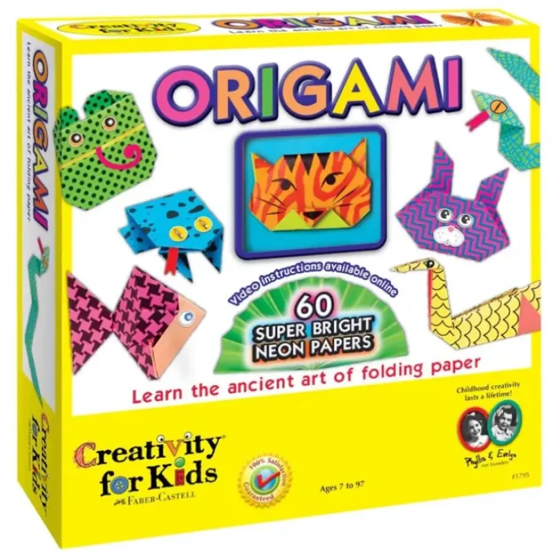 Creativity for Kids Neon Origami - Little Painter Art | Exploring the Endless Possibilities of Art| Hot