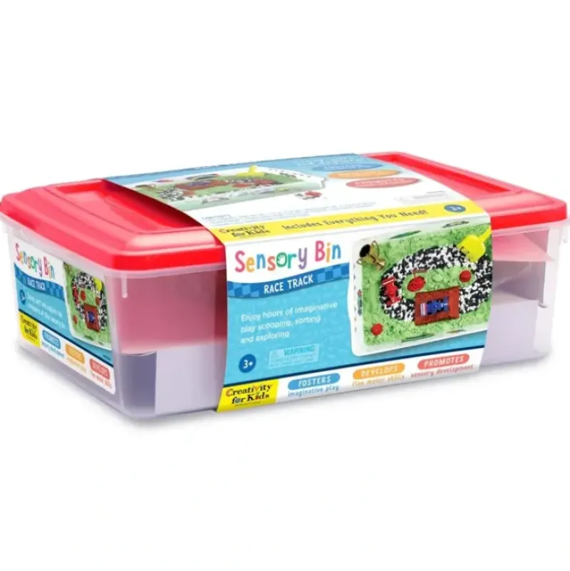 Creativity for Kids Sensory Bin - Race Track - Little Painter Art | Exploring the Endless Possibilities of Art| Shop All
