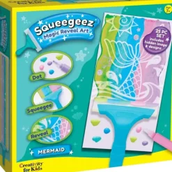 Creativity for Kids Squeegeez Magic Reveal Art Mermaid - Little Painter Art | Exploring the Endless Possibilities of Art| Hot