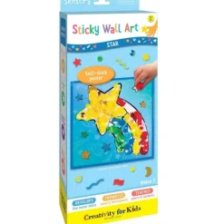 Creativity for Kids Sticky Wall Art - Star - Little Painter Art | Exploring the Endless Possibilities of Art| Hot