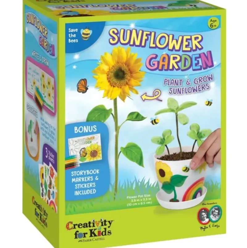 Creativity for Kids Sunflower Garden Grow Kit - Little Painter Art | Exploring the Endless Possibilities of Art| Shop All