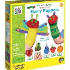 Creativity for Kids The Very Hungry Caterpillar Story Puppets - Little Painter Art | Exploring the Endless Possibilities of Art| Hot