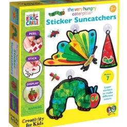 Creativity for Kids The Very Hungry Caterpillar Sticker Suncatchers - Little Painter Art | Exploring the Endless Possibilities of Art| Hot