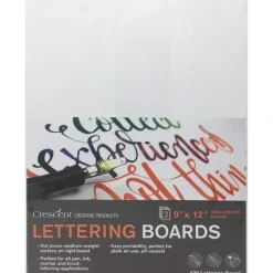 Crescent Lettering Illustration Board 3pk 9"x12" - Little Painter Art | Exploring the Endless Possibilities of Art| Brush
