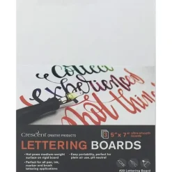 Crescent Lettering Illustration Board 3pk 5"x7" - Little Painter Art | Exploring the Endless Possibilities of Art| Brush