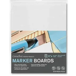 Crescent Marker Board 3pk 9"x12" - Little Painter Art | Exploring the Endless Possibilities of Art| Brush