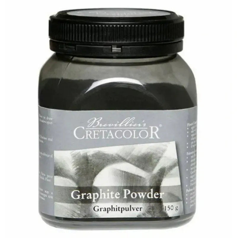 Cretacolor Graphite Powder 150 grams - Little Painter Art | Exploring the Endless Possibilities of Art| Brush