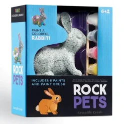 Crocodile Creek Rock Pet - Rabbit - Little Painter Art | Exploring the Endless Possibilities of Art| Hot