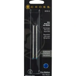 Cross Mini Ballpoint Pen Refill, Medium Blue 2pk - Little Painter Art | Exploring the Endless Possibilities of Art| Shop All