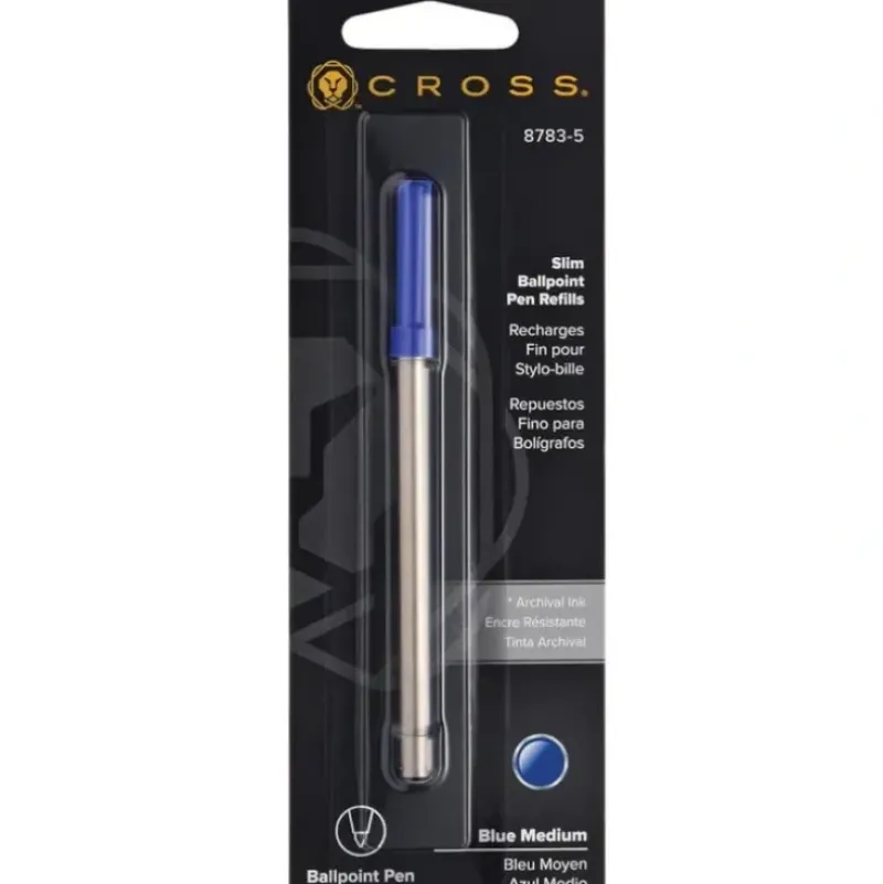 Cross Slim Ballpoint Pen Refill, Medium Blue - Little Painter Art | Exploring the Endless Possibilities of Art| Shop All