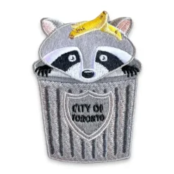 Crywolf Iron-On Patch - Toronto Trash Panda Raccoon - Little Painter Art | Exploring the Endless Possibilities of Art| Shop All