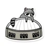 Crywolf Sticker - Raccoon Dome - Little Painter Art | Exploring the Endless Possibilities of Art| Shop All
