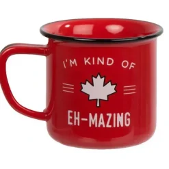 CTG Canada Souvenir Mug 15oz I'm Kind of Eh-mazing - Little Painter Art | Exploring the Endless Possibilities of Art| Hot