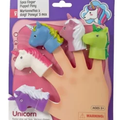 CTG Finger Puppet Set 5pc Unicorns - Little Painter Art | Exploring the Endless Possibilities of Art| Shop All