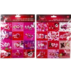 CTG From The Heart Valentine Cards & Mini Badges 12pk Assorted - Little Painter Art | Exploring the Endless Possibilities of Art| Hot