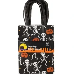 CTG Hoot Halloween Treat Bags 15pk - Trick-Or-Treat Skeletons - Little Painter Art | Exploring the Endless Possibilities of Art| Hot