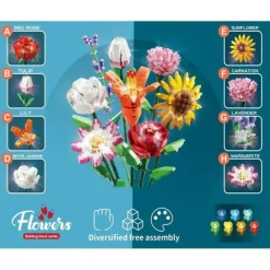 CTG Light-Up Flower Mini Block Kit, Assorted - Little Painter Art | Exploring the Endless Possibilities of Art| Shop All