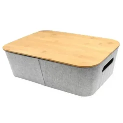 CTG Storage Basket & Bamboo Lid - Large - Little Painter Art | Exploring the Endless Possibilities of Art| Shop All