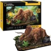 CubicFun National Geographic 44pc 3D Puzzle - Triceratops Dinosaur - Little Painter Art | Exploring the Endless Possibilities of Art| Hot