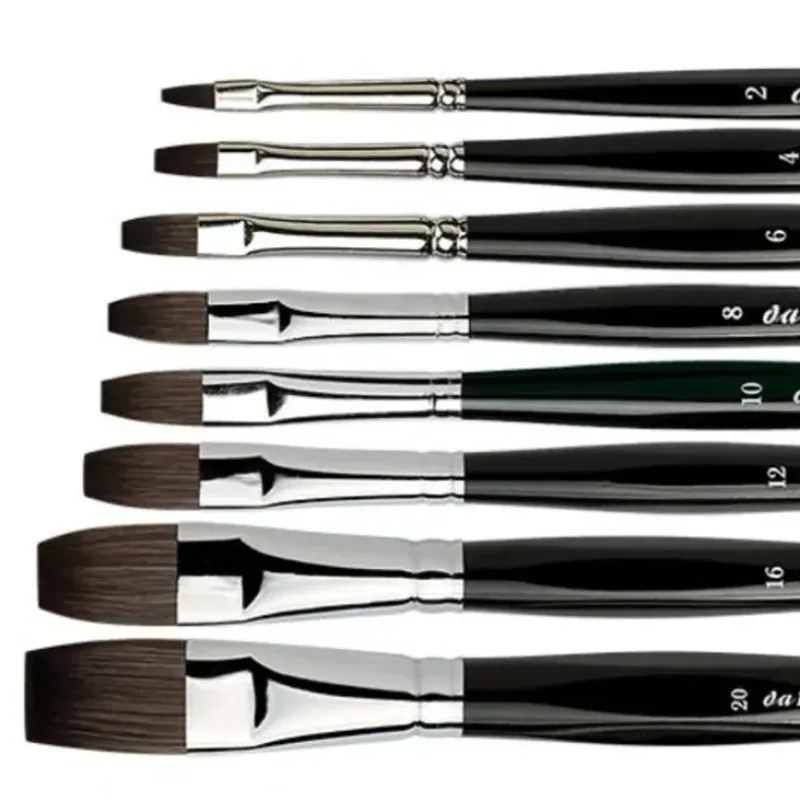 da Vinci Series 5898 CASANEO Watercolour Flat Brushes - Little Painter Art | Exploring the Endless Possibilities of Art| Brush