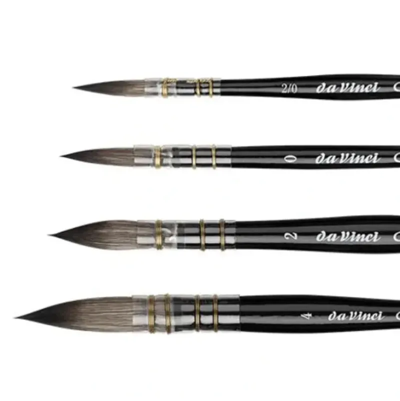 da Vinci Series 498 CASANEO Quill Wash Brushes - Little Painter Art | Exploring the Endless Possibilities of Art| Brush
