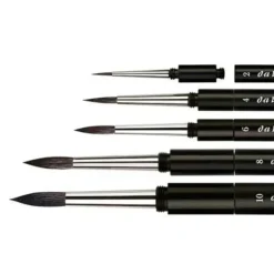 da Vinci Series 1593 CASANEO Watercolour Round Travel Brushes - Little Painter Art | Exploring the Endless Possibilities of Art| Brush