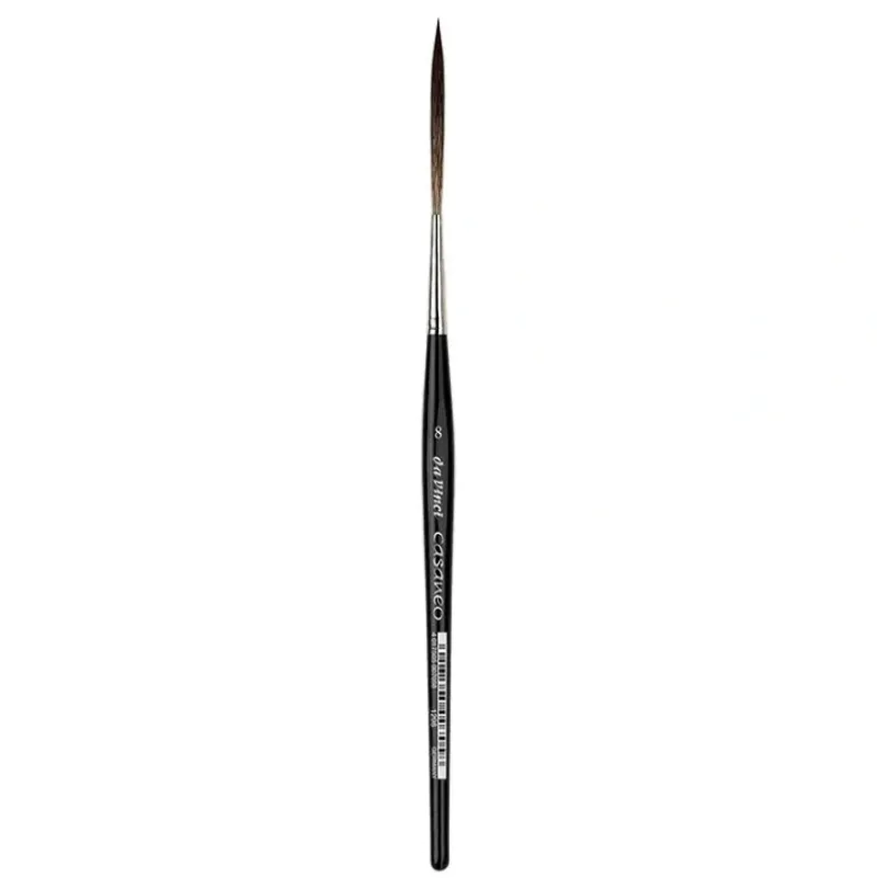 da Vinci Series 1298 CASANEO Rigger Brush #8 - Little Painter Art | Exploring the Endless Possibilities of Art| Brush