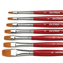 da Vinci Series 5880 COSMOTOP-SPIN Watercolour Flat Brushes - Little Painter Art | Exploring the Endless Possibilities of Art| Brush