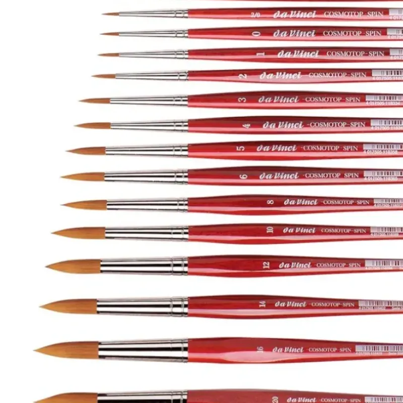 da Vinci Series 5580 COSMOTOP-SPIN Watercolour Round Brushes - Little Painter Art | Exploring the Endless Possibilities of Art| Brush