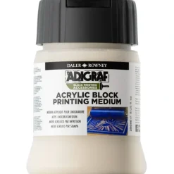 Daler-Rowney Adigraf Acrylic Block Printing Medium - 250ml - Little Painter Art | Exploring the Endless Possibilities of Art| Canvas